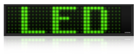 Zelený LED displej